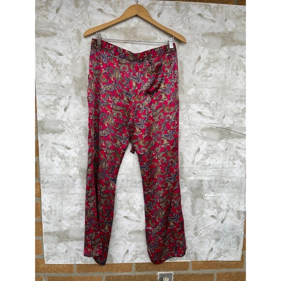 Equipment flowing paisley silk pants size small - Picture 7 of 10